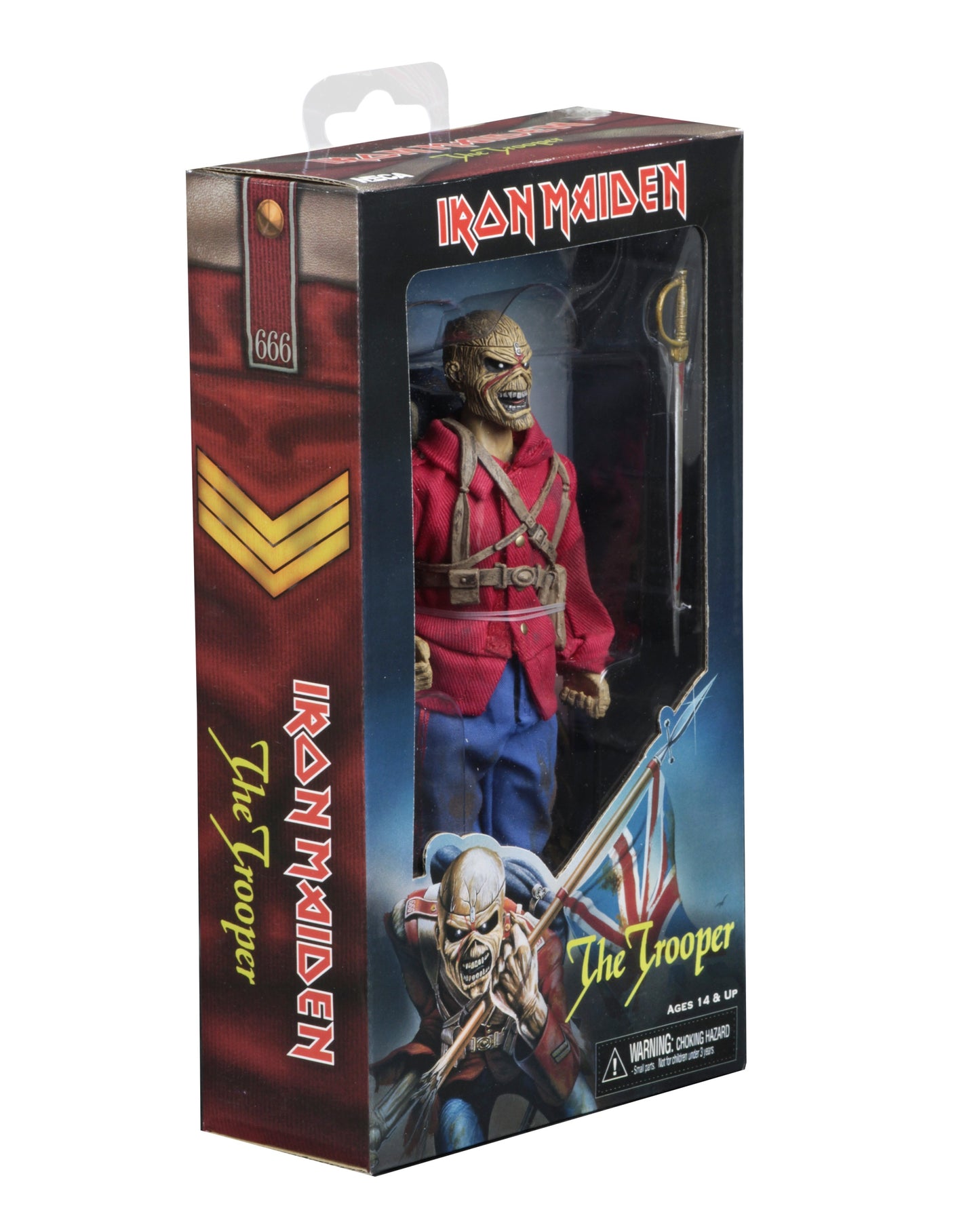 IRON MAIDEN EDDIE TROOPER 8 INCH CLOTHED ACTION FIGURE