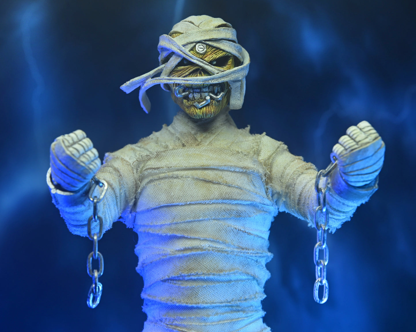 IRON MAIDEN EDDIE "MUMMY" 8 INCH CLOTHED ACTION FIGURE