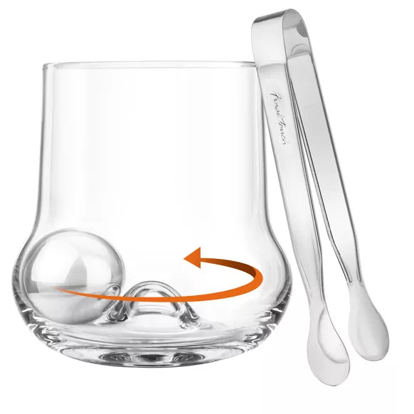 Final Touch Rock Roller Whiskey Glass