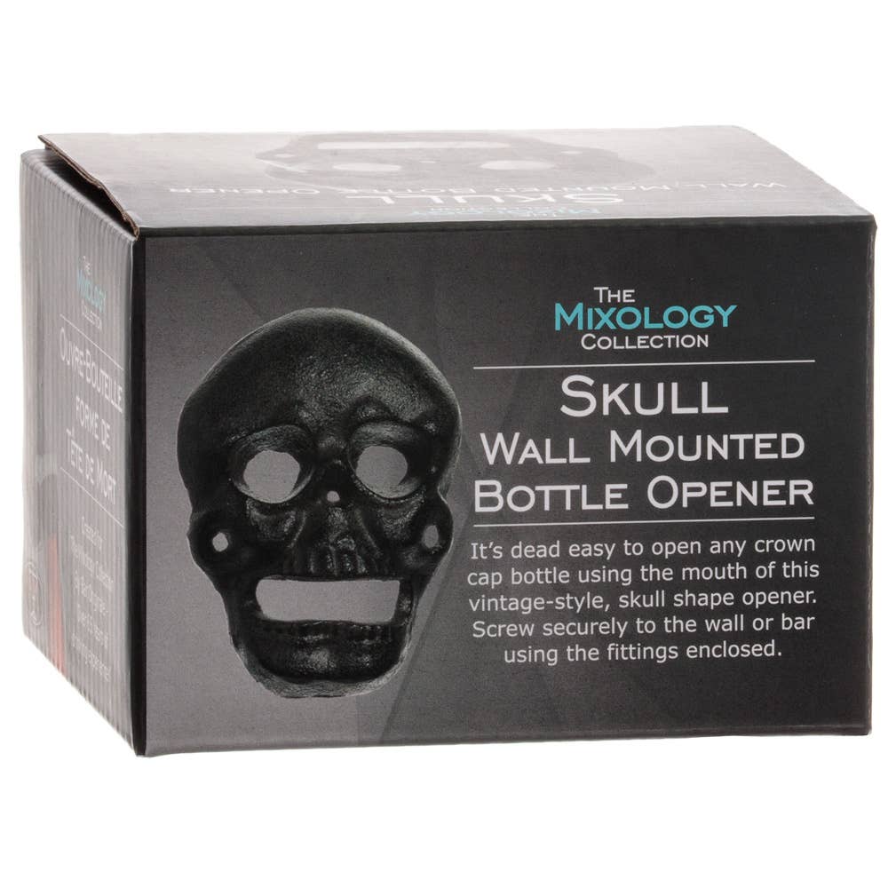 Wall Mounted Skull Head Bottle Opener - Ideal for Halloween