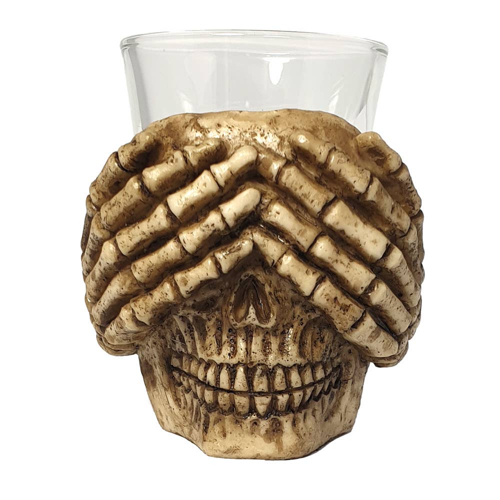 Bar Bespoke Drink No Evil Shot Glasses