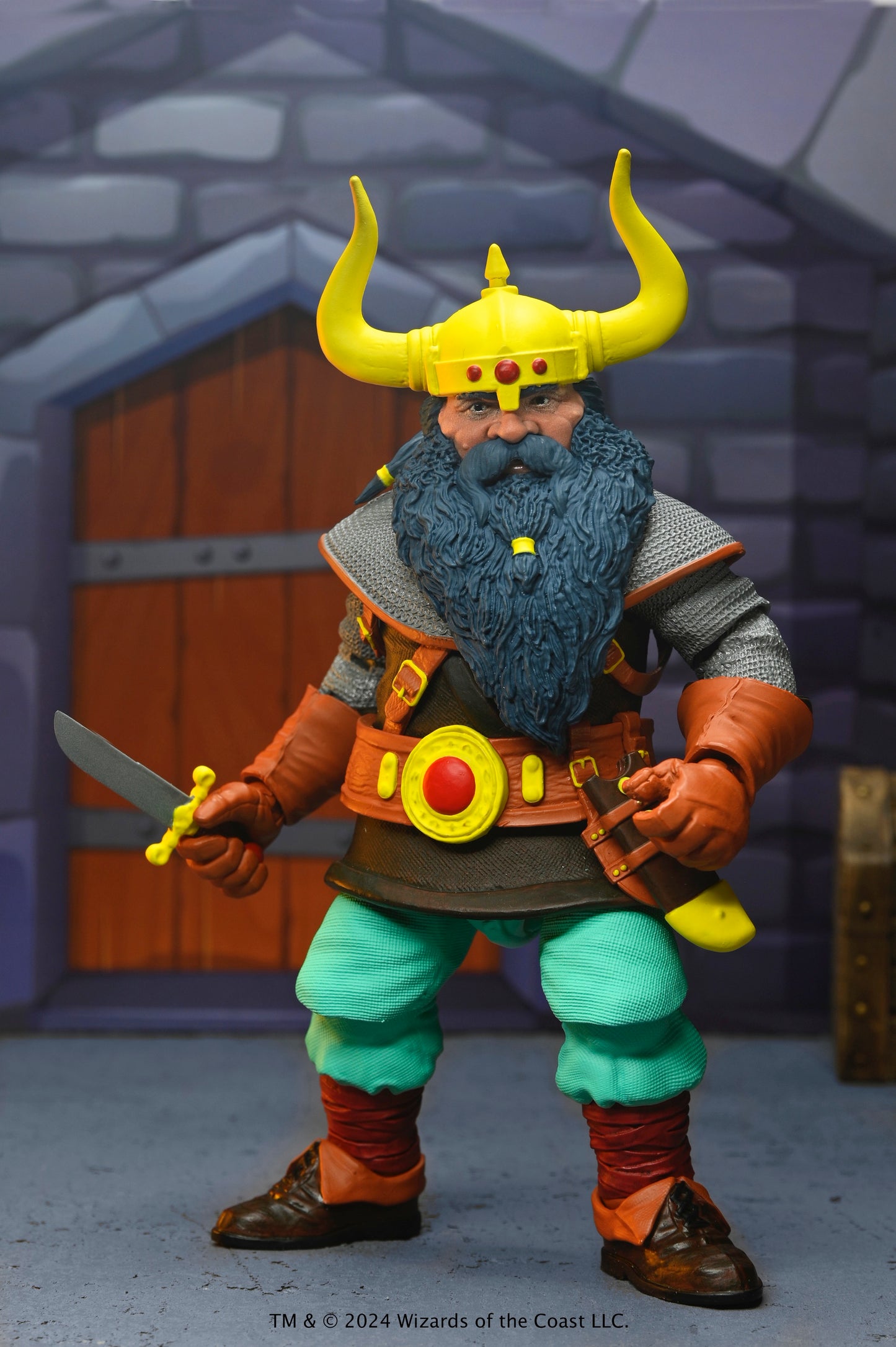 DUNGEONS AND DRAGONS 50TH ANNIVERSARY ELKHORN 7 INCH SCALE ACTION FIGURE (BLISTER CARD)