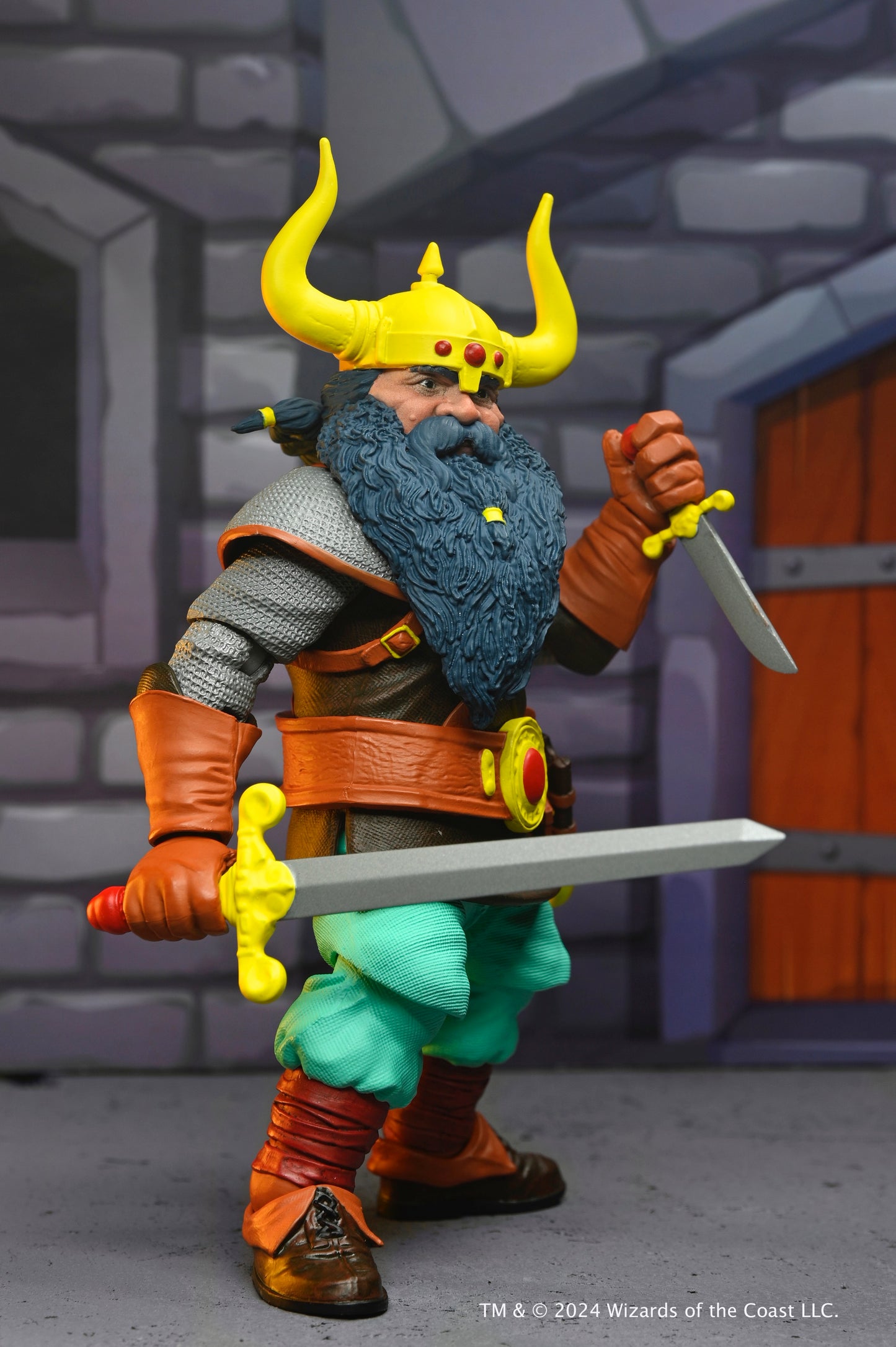 DUNGEONS AND DRAGONS 50TH ANNIVERSARY ELKHORN 7 INCH SCALE ACTION FIGURE (BLISTER CARD)