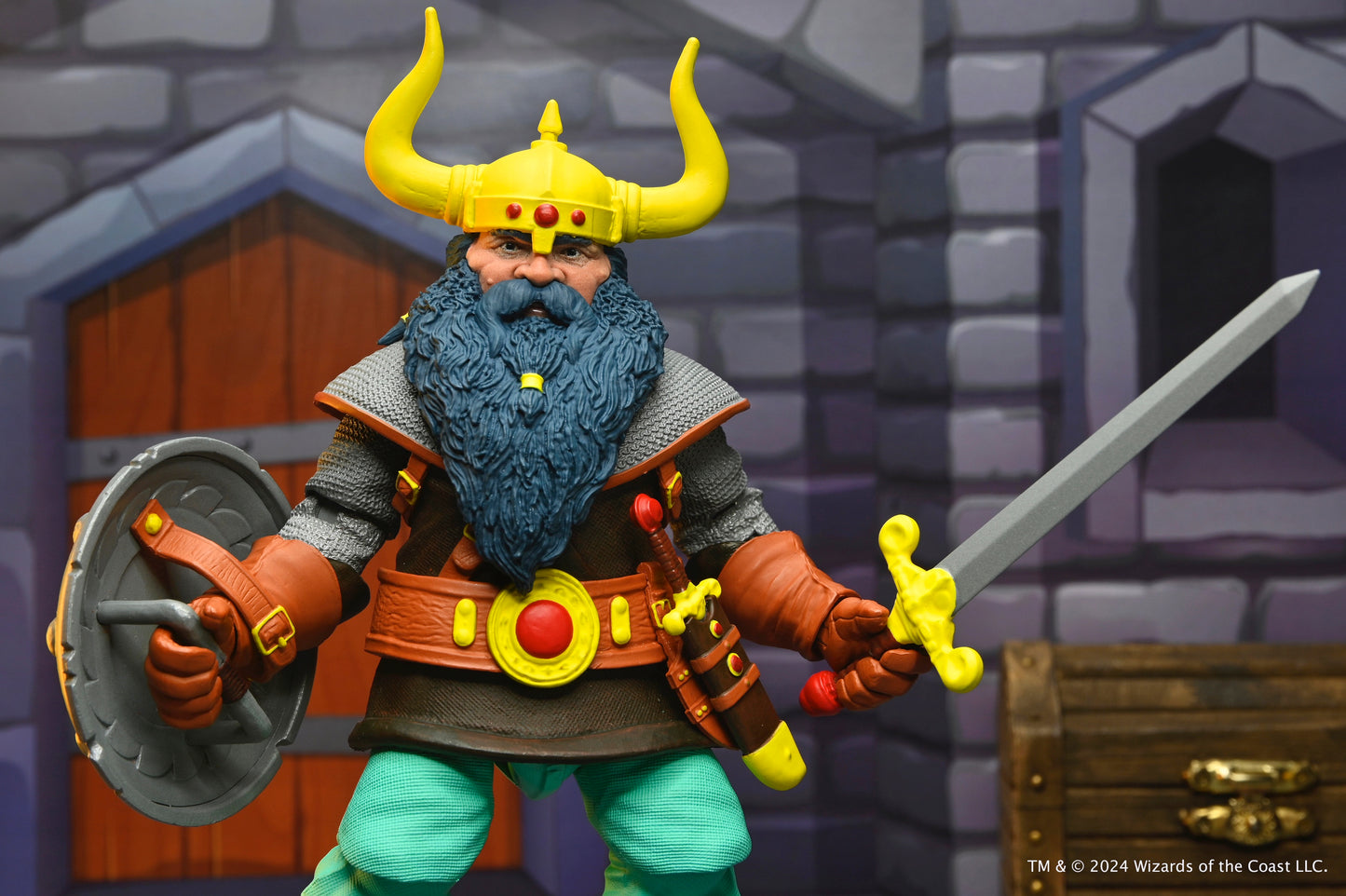 DUNGEONS AND DRAGONS 50TH ANNIVERSARY ELKHORN 7 INCH SCALE ACTION FIGURE (BLISTER CARD)