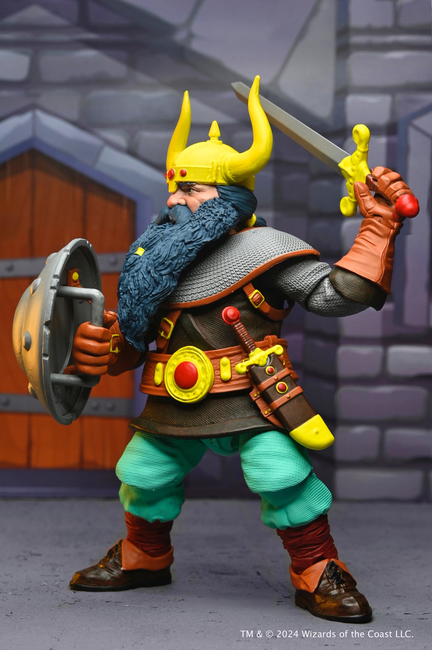 DUNGEONS AND DRAGONS 50TH ANNIVERSARY ELKHORN 7 INCH SCALE ACTION FIGURE (BLISTER CARD)