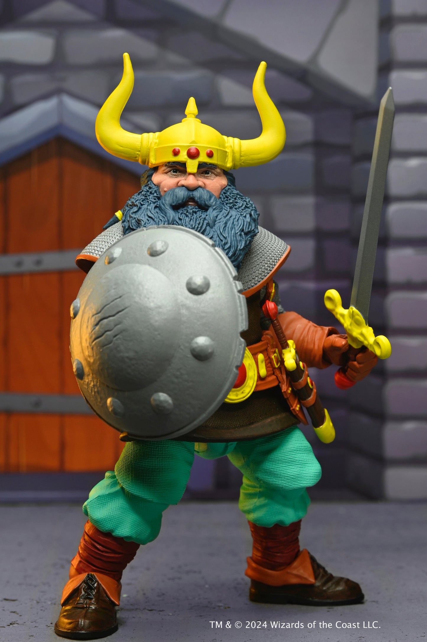 DUNGEONS AND DRAGONS 50TH ANNIVERSARY ELKHORN 7 INCH SCALE ACTION FIGURE (BLISTER CARD)