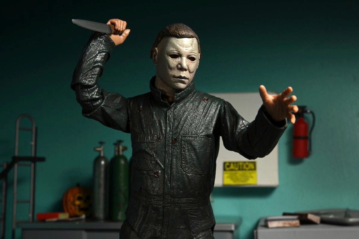 HALLOWEEN 2 MICHAEL MYERS AND DR LOOMIS ULTIMATE 2-PACK 7 INCH SCALE ACTION FIGURE