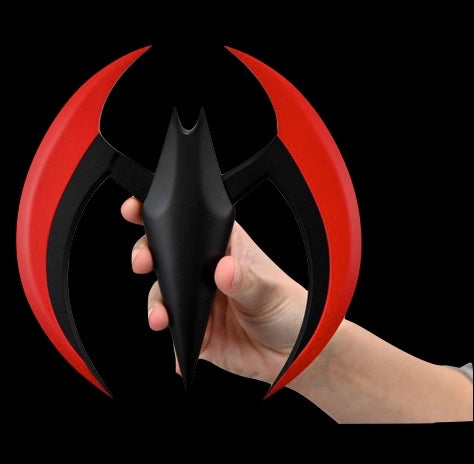 BATMAN BEYOND BATARANG PROP REPLICA RED VERSION WITH SPRING LOADED WINGS (BATMAN BEYOND ANIMATED SERIES) - REDUCTION