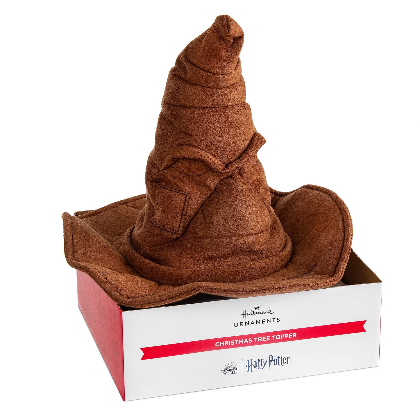 Harry Potter™ Plush Christmas Tree Topper Hogwartssortinghat