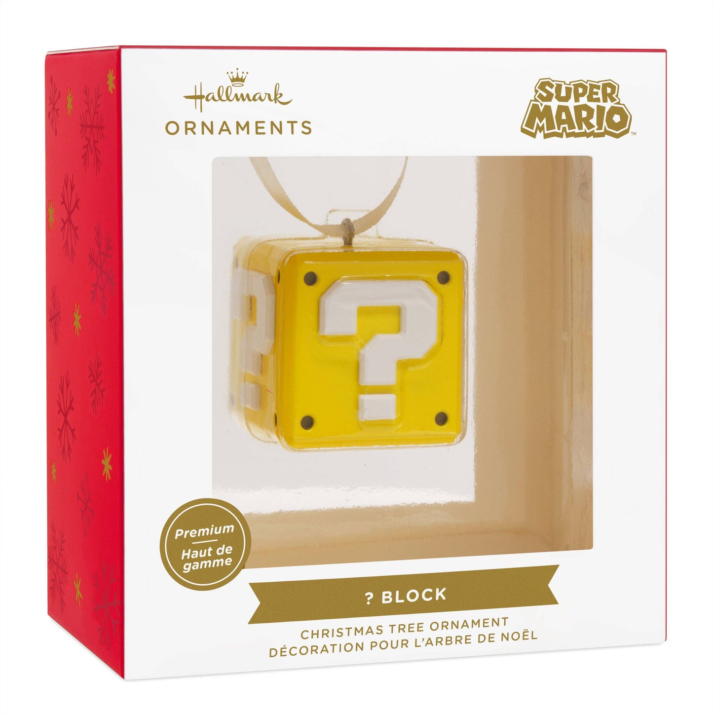 Collectable Super Mario - Question Mark ? Block Ornament