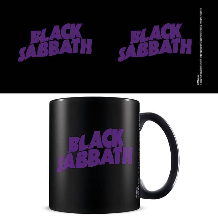 Black Sabbath (MOR Logo) Black