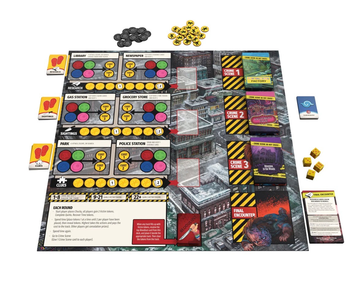 CHUCKY BOARD GAME - CHILD'S PLAY