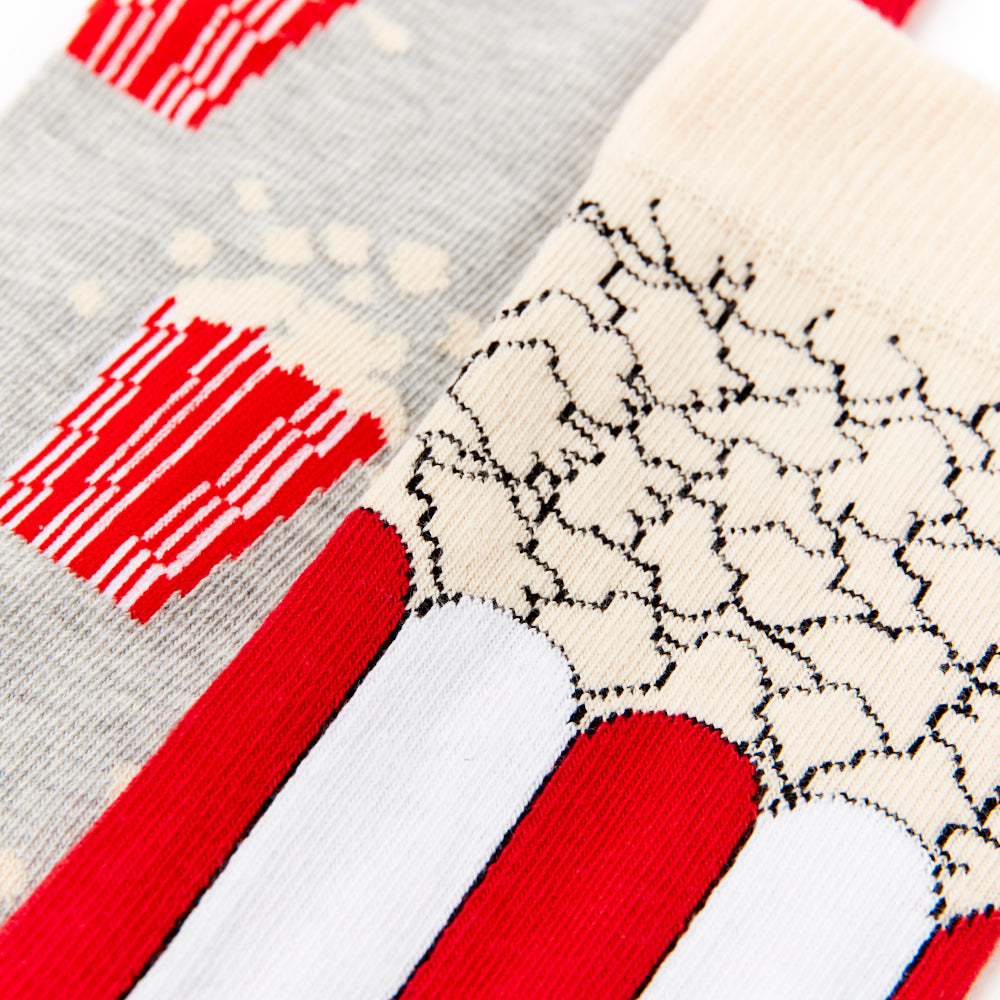 Unisex Popcorn Gift Box Socks