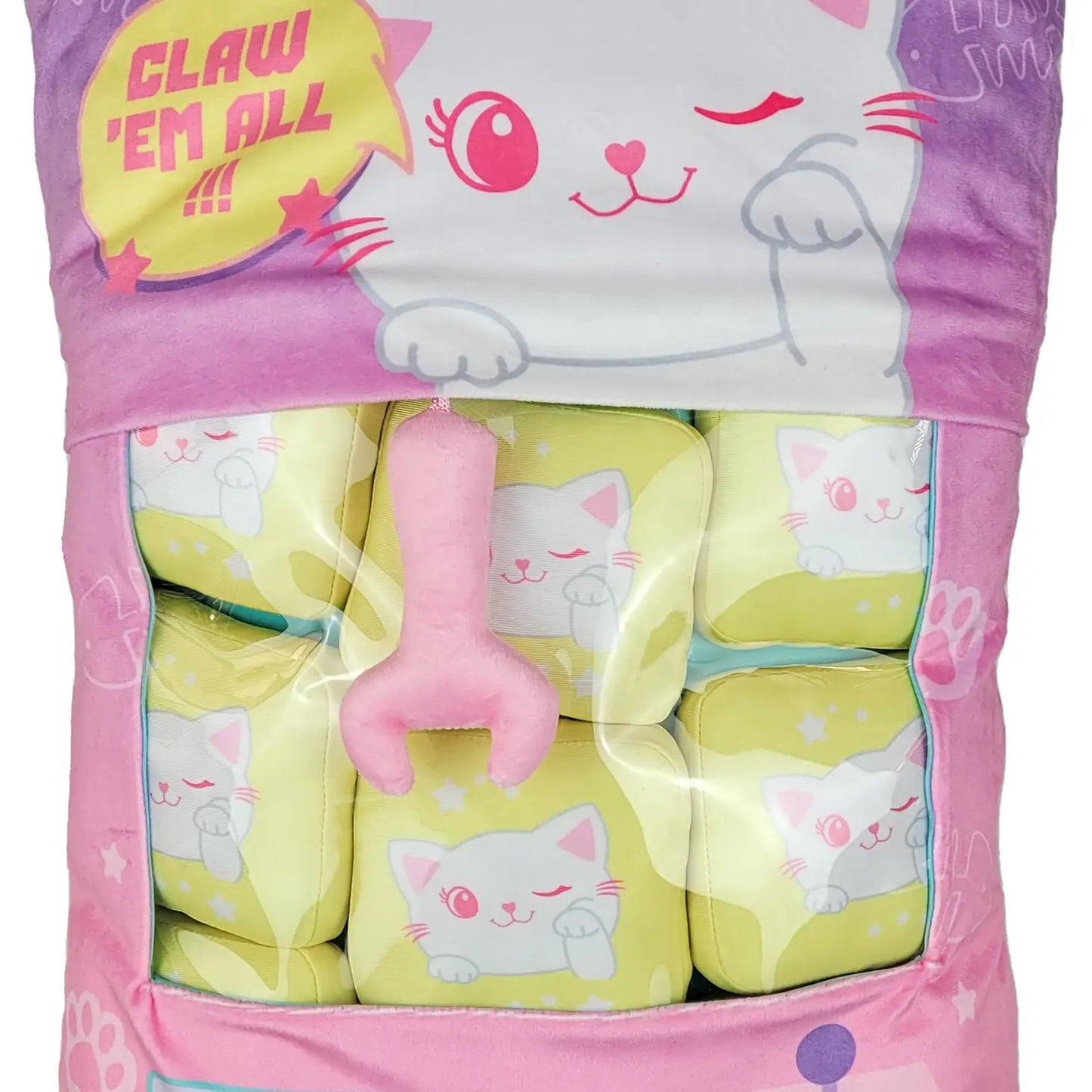 Brain Game Mini Plushie Claw Machine - Winky Eye Kitty