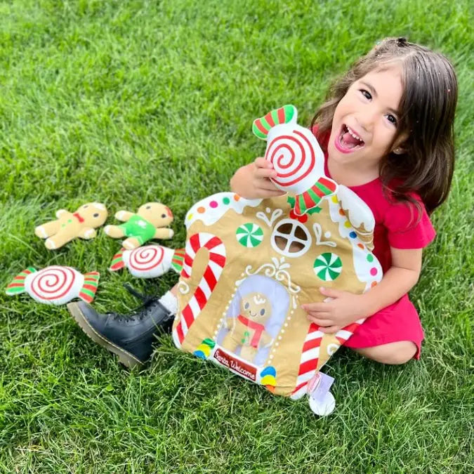 Mini Plushies Cushion - Gingerbread House