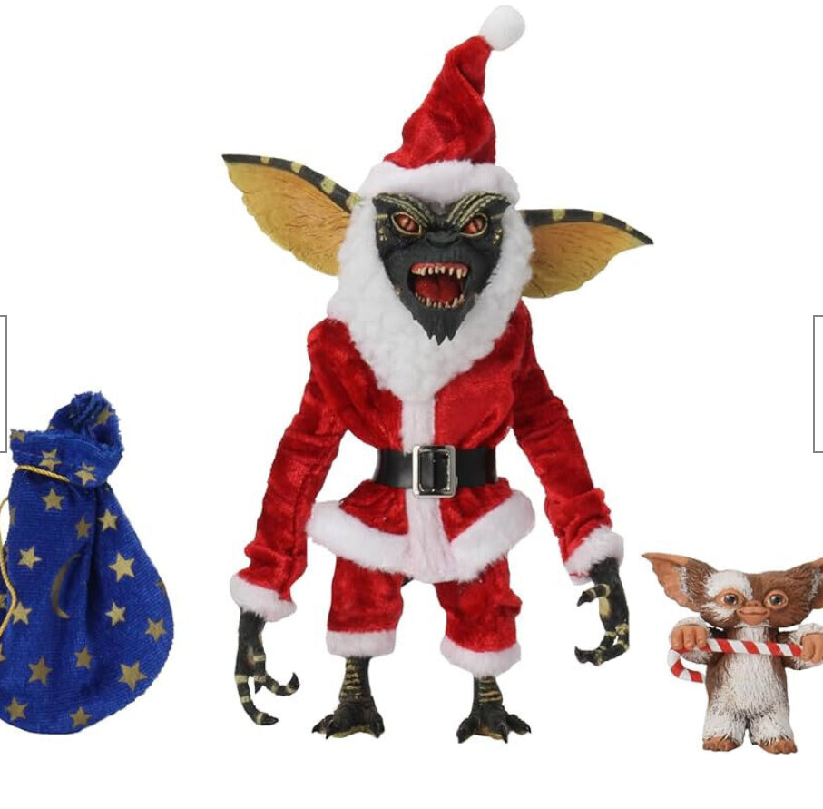 NECA Gremlins Stripe & Gizmo Santa 7 inch Action Figure 2-Pack