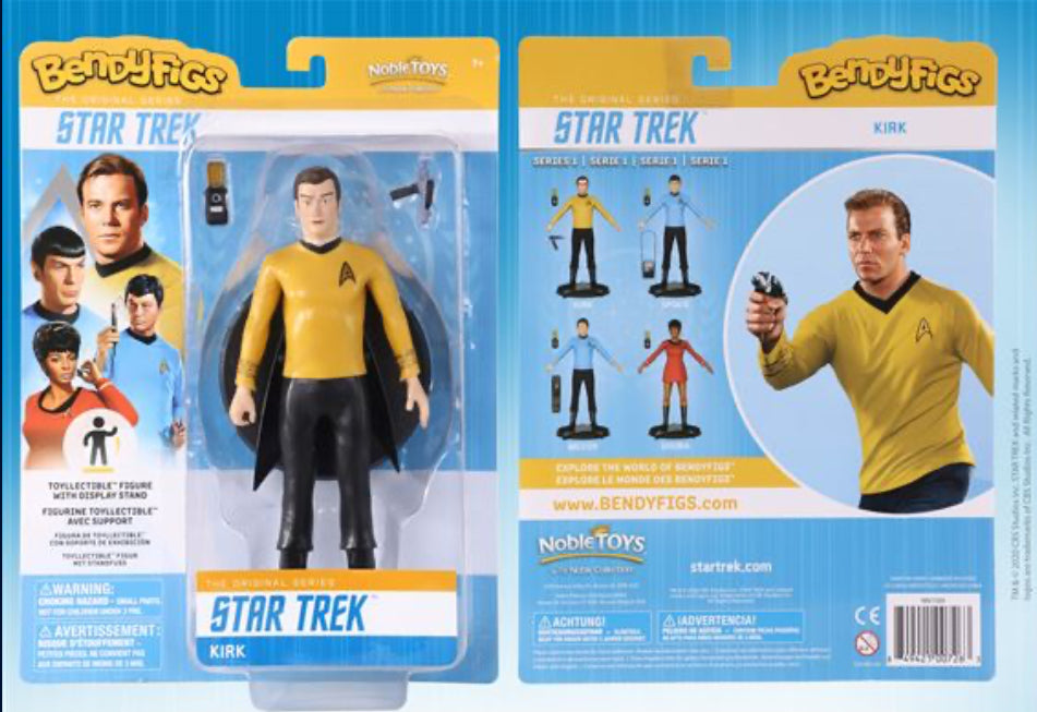 Captain Kirk Star Trek Bendyfig