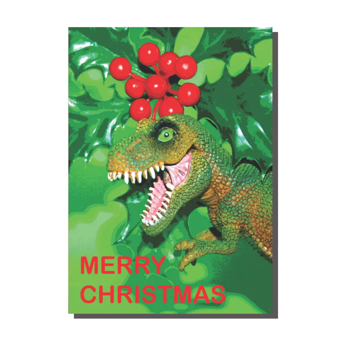 Dinosaur Christmas Card
