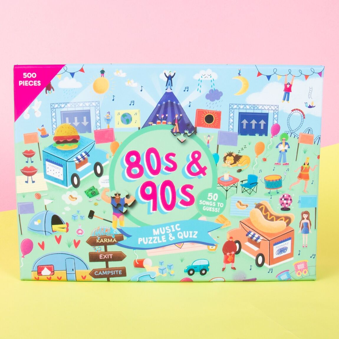 80s & 90s Music Puzzle & Quiz