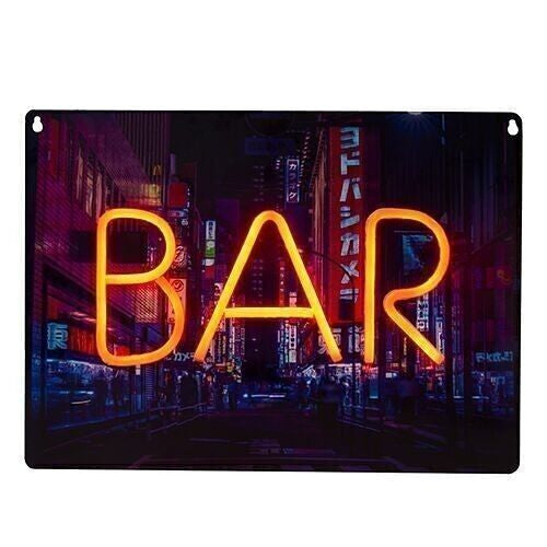 Large Neon Bar Sign Light