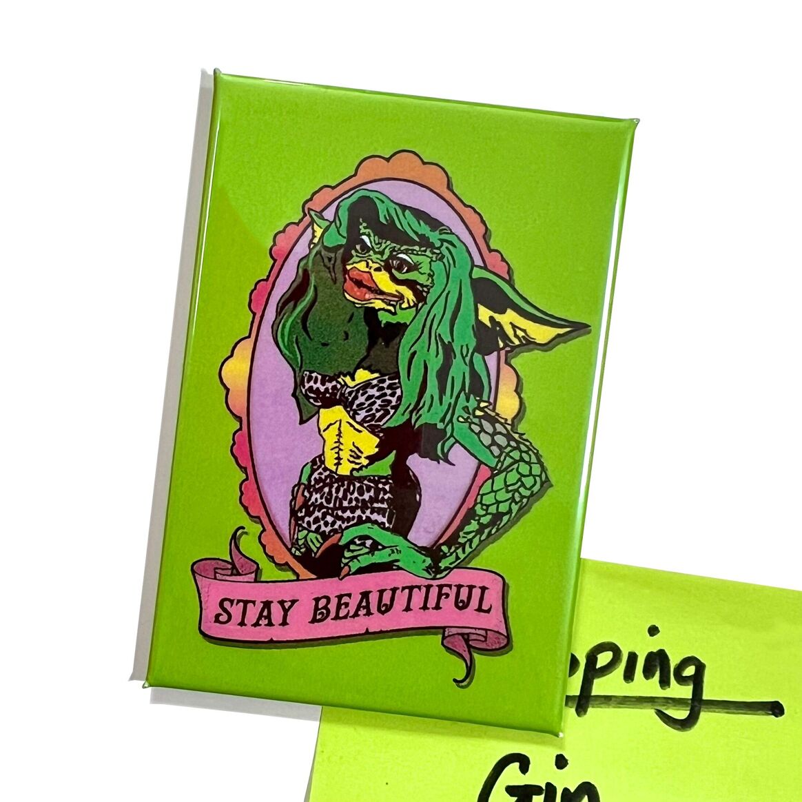 Greta Gremlin 1980s Film Inspired Fridge Magnet