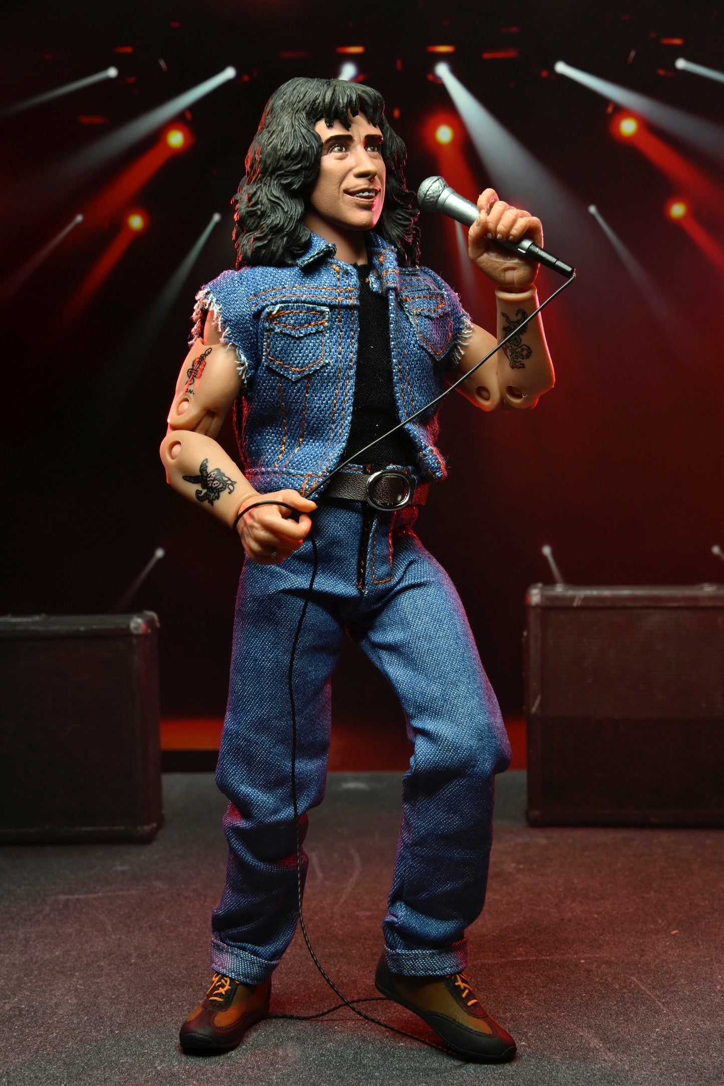 8" Clothed Action Figure AC/DC Bon Scott