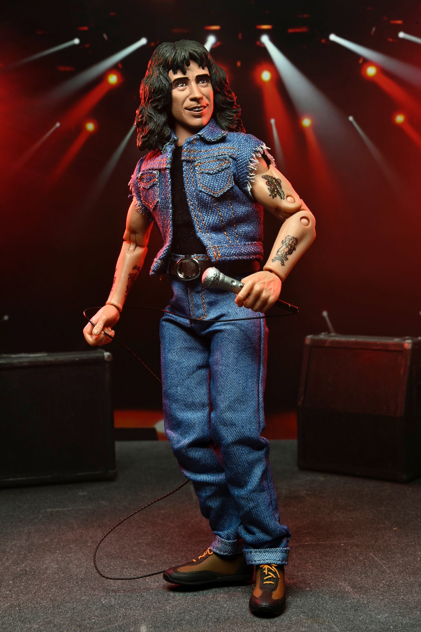8" Clothed Action Figure AC/DC Bon Scott