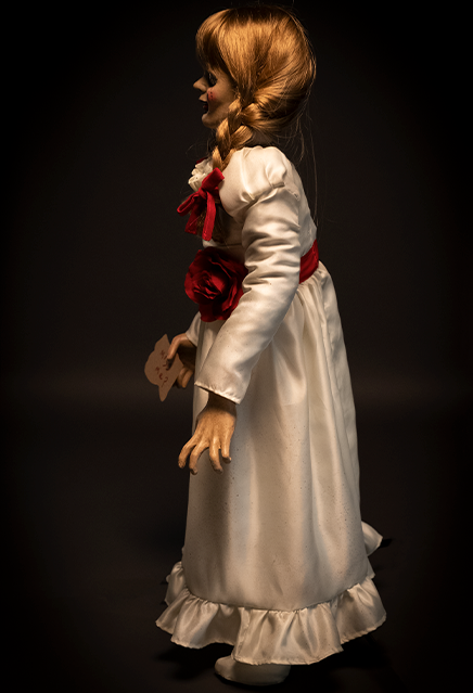 ANNABELLE THE CONJURING DOLL 40 INCH PROP IN COLLECTORS WINDOW BOX