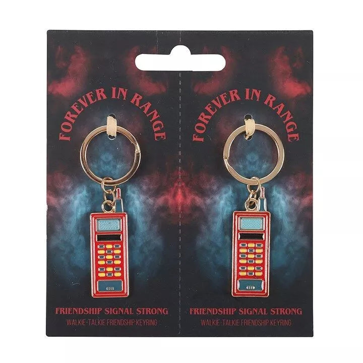 Set of 2 Friendship Walkie Talkie Keyrings