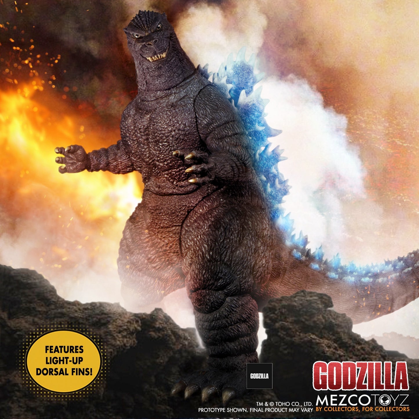 GODZILLA ULTIMATE 18 INCH TALL FIGURE (3 FEET FROM TEETH TO TAIL) - REDUCTION