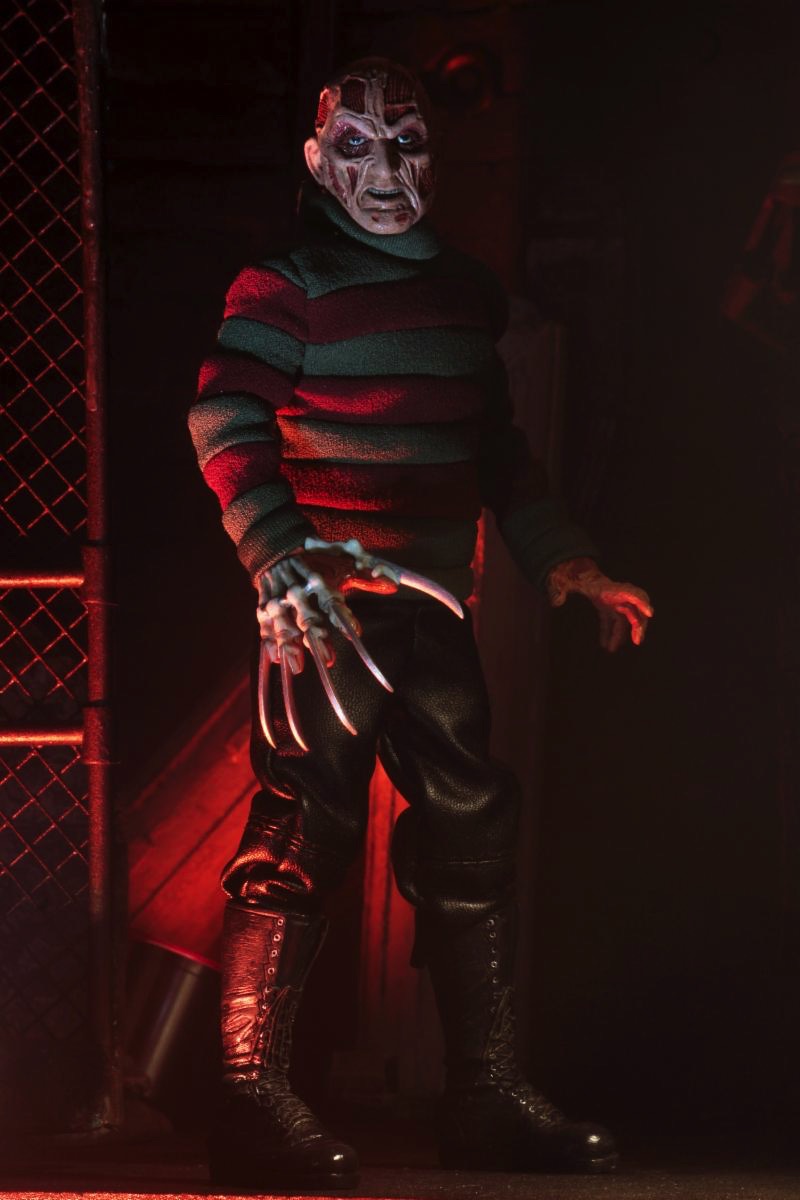 NIGHTMARE ON ELM STREET NEW NIGHTMARE FREDDY 8 INCH CLOTHED ACTION FIGURE