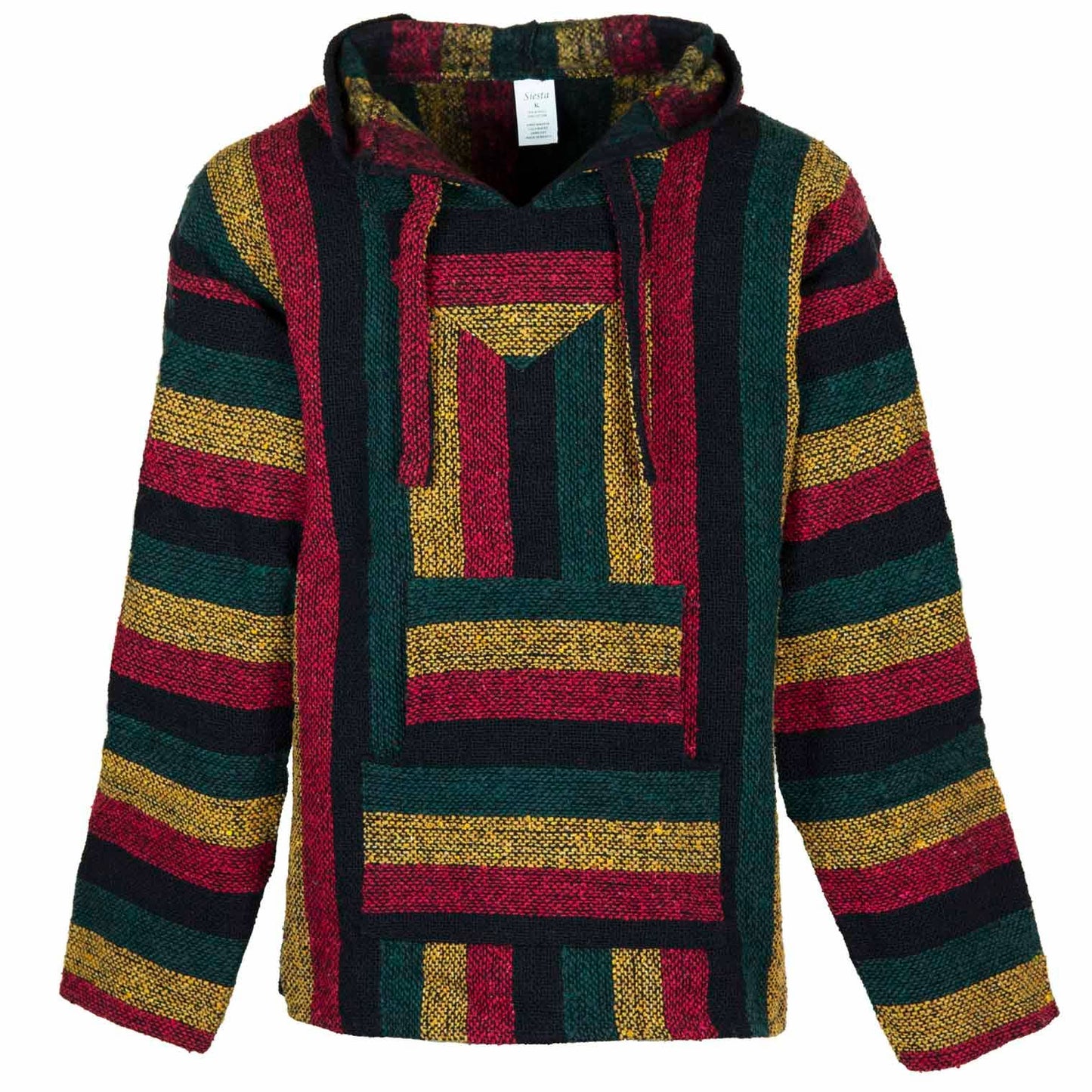 Baja Hoodie - Rasta Blend