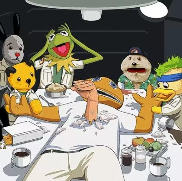 COASTER - Official Jim'll Paint It - Zippy Alien Chestburster