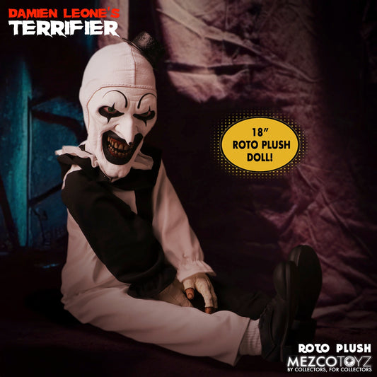 TERRIFIER ART THE CLOWN MDS 18 INCH ROTO PLUSH