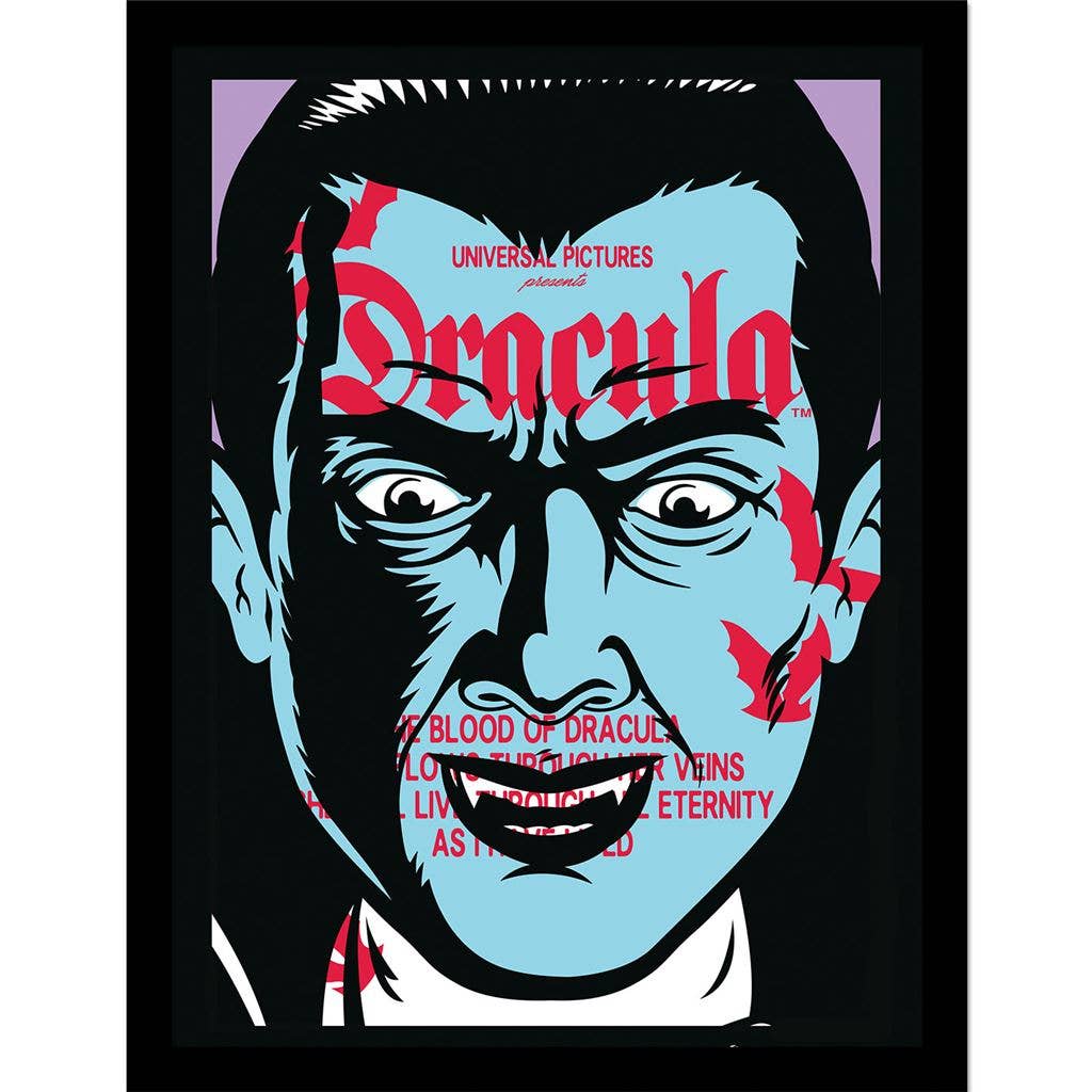 Dracula (Vintage) Art Print - FRAMED