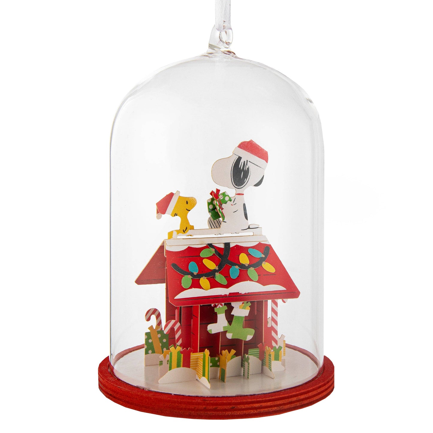 Signature Ornament - Peanuts™ Snoopy, Gift Box & Glass Dome