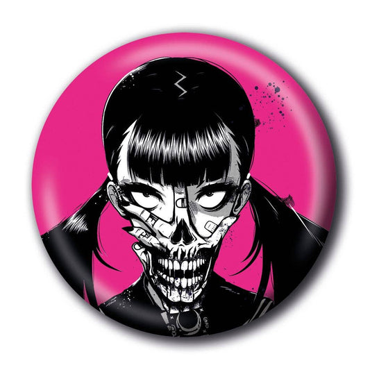 Zombie Makeout Club (Death Stare) Badge pin