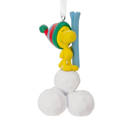 Peanuts™ Christmas - Woodstock With Snowballs Ornament
