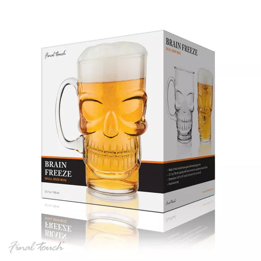 Final Touch Skull Beer Glass