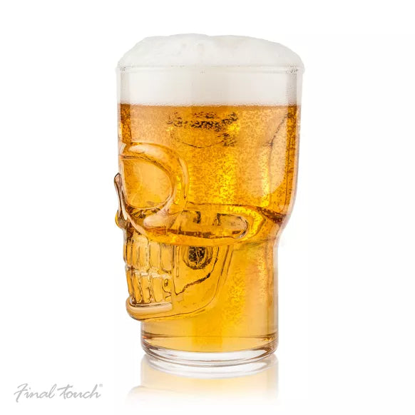 Final Touch Skull Beer Glass