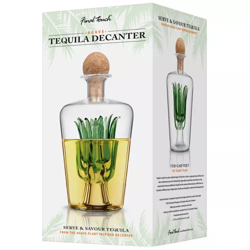 Final Touch Tequila Decanter - Agave Plant