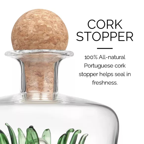 Final Touch Tequila Decanter - Agave Plant