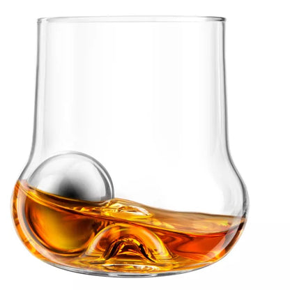 Final Touch Rock Roller Whiskey Glass