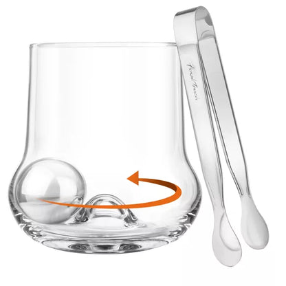 Final Touch Rock Roller Whiskey Glass