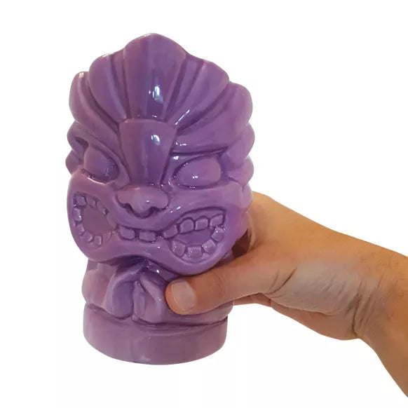Bar Bespoke Tiki Mugs 2 Pack Blue and Purple