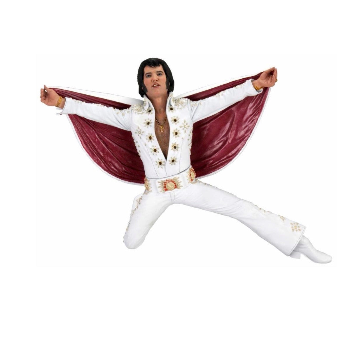 7" Scale Action Figure Elvis Live 1972 Elvis