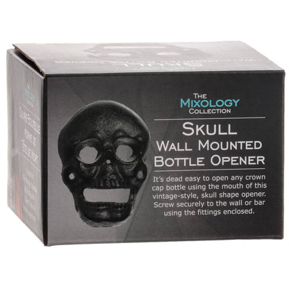 Wall Mounted Skull Head Bottle Opener - Ideal for Halloween