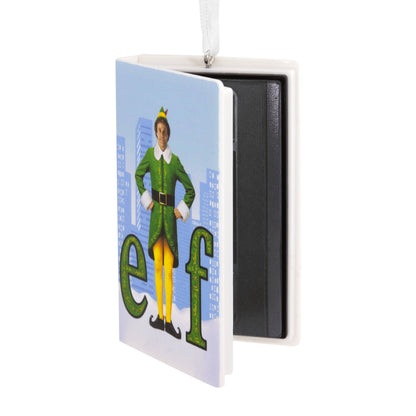 Collectable Elf™Christmas Retro Video Cassette Case Ornament