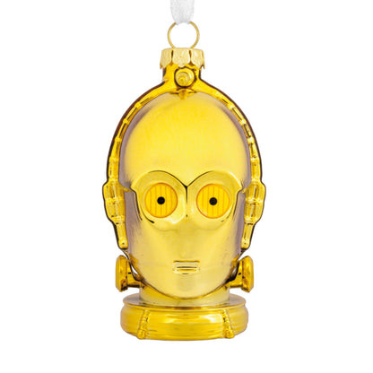 Star Wars™ Glass Ornament - C-3PO Gold Head