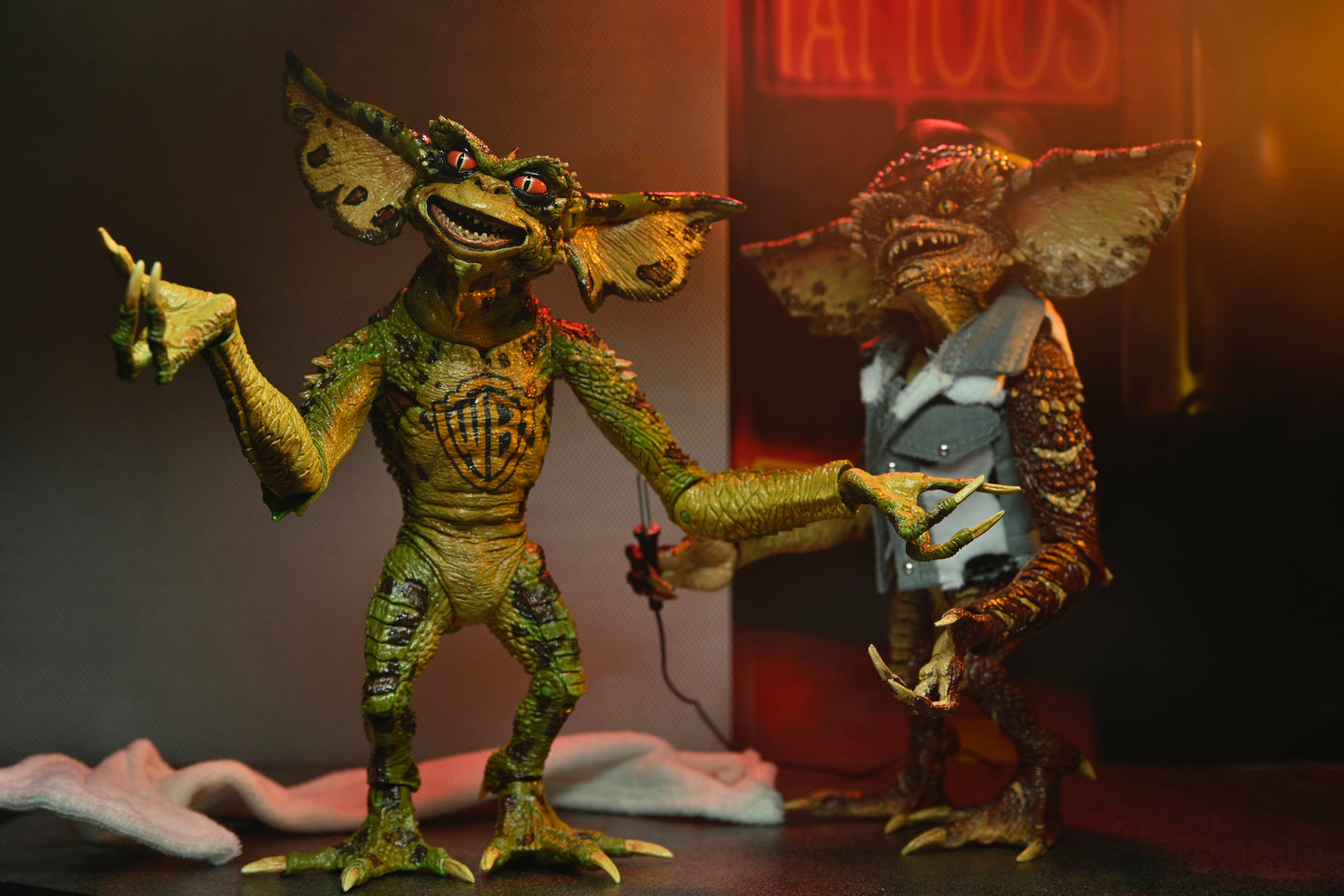 GREMLINS TATTOO 2-PACK 7 INCH SCALE ACTION FIGURES GREMLINS 2 NEW BATCH